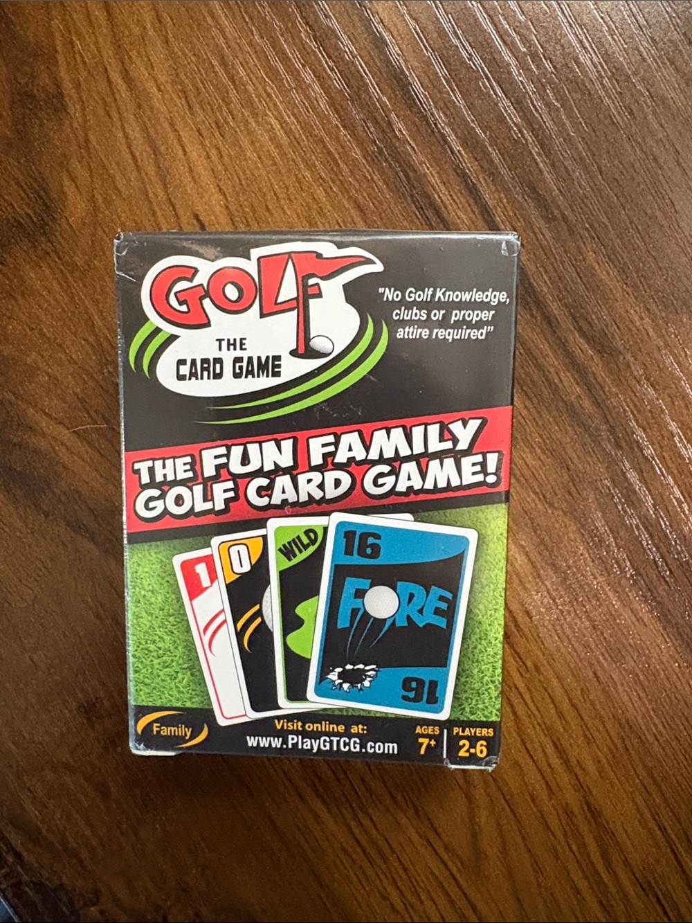 GOLF The Card Game – Fun Family Golf Card Game (Black/Green/Red)